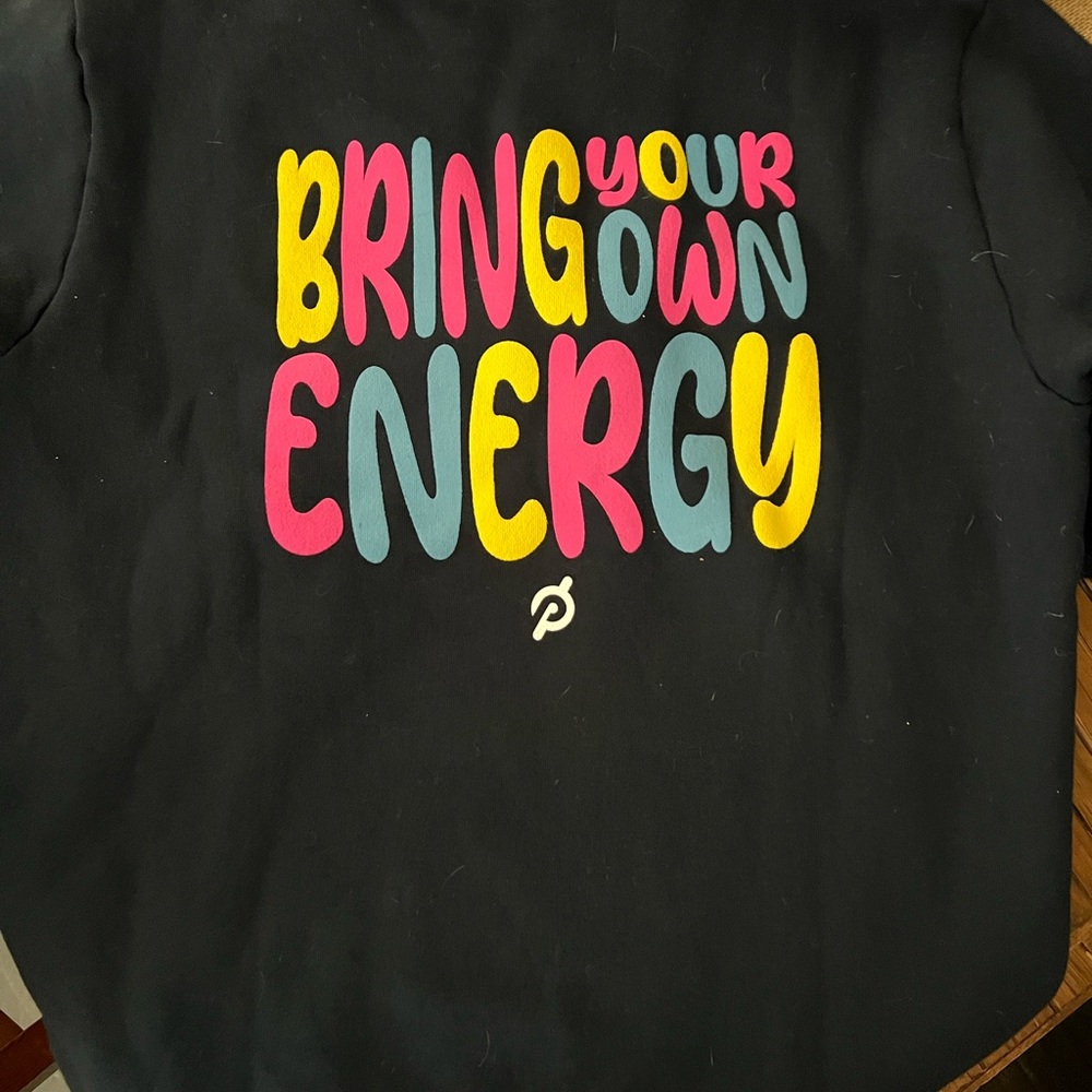 NWT Peloton BYOE sweatshirt
